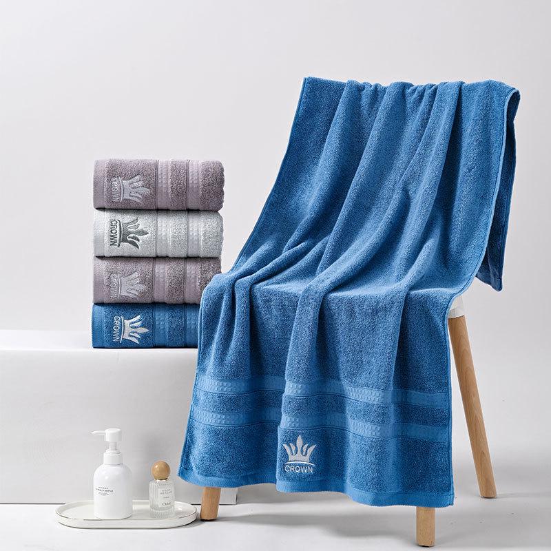 Unisex Antibacterial Quick-Dry Pure Cotton Bath & Face Towel - Soft, Absorbent & Thickened