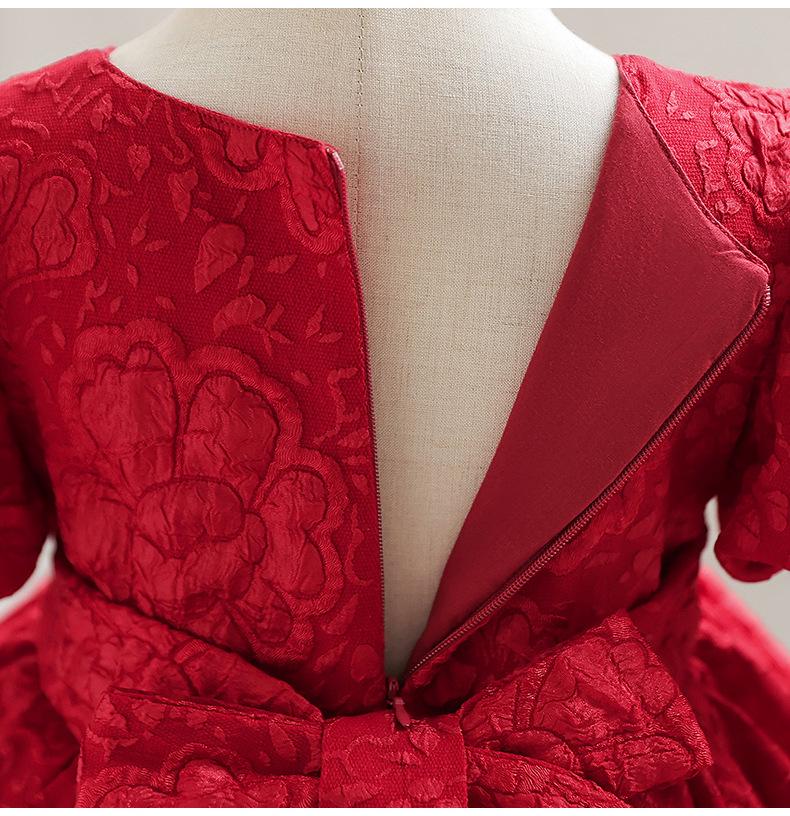 Elegantní evropské a americké narozeninové princeznovské šaty pro družičky pro kojence a batolata