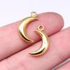10pcs Moon Charms For Jewelry Making Antique Bronze Silver Color Pendants Making DIY Handmade Tibetan Finding Jewelry