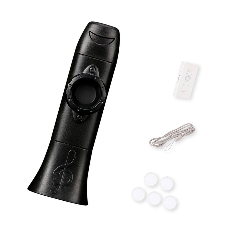 Professional Kazoo Instrument with Lanyard and 5 Replacement Membranes For Kids Adults Music Enthusiasts and Beginners