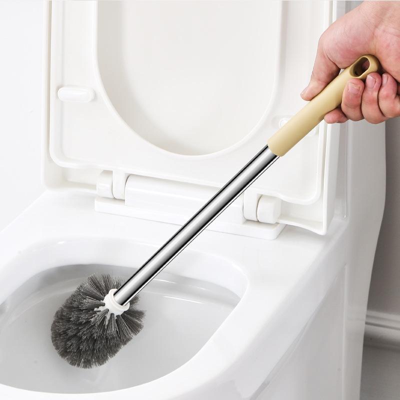 Long Handle Stainless Steel Household Toilet Cleaning Brush