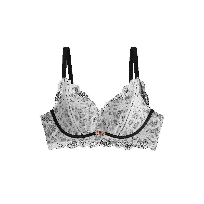 Ladies Spring and Summer Sexy Lace Small Chest Gathered To Show A Big Close Pair of Breast To Prevent Sagging Underwear