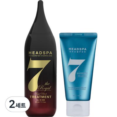 Head Spa 7 Royal Black 210ml + Suntree Shampoo 70g, 2 sady