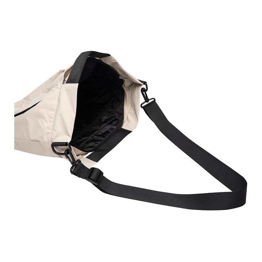 New Anta Life Collection Fabric Crossbody Bag, Shoulder Bag Unisex Black/Light Khaki 192518142