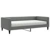 VidaXL Daybed with Mattress Dark Grey 100x200 Cm Fabric 3196566