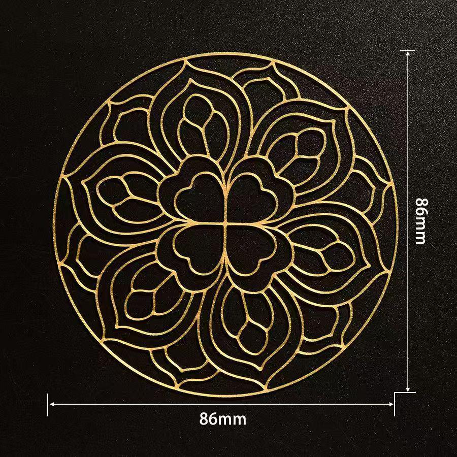 Cloisonné DIY Coaster Kit: Jingtailan No-Wire-Drawing, Chinese Style, Handmade Team Building Activity