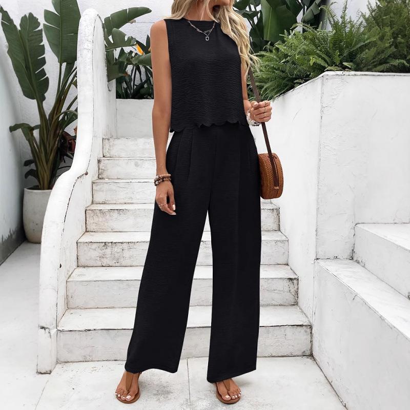 Women's Sleeveless Vest and Long Pants Set - 2026 Summer Fashion Arrival