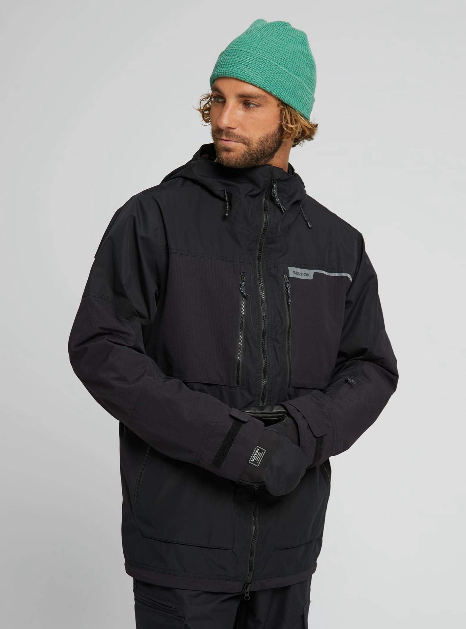 

Куртка Flossner 2L для сноуборда Модель L TRUE BLACK [Burton] Мужская 24-25