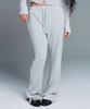 AMES-WORLDWIDE Classic Boot Cut Leggings Pants Gray