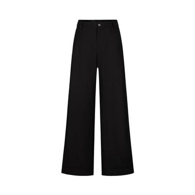 JOZ ANNAKO Women's Urban Commuter Straight Leg Pants with Rolled Hem