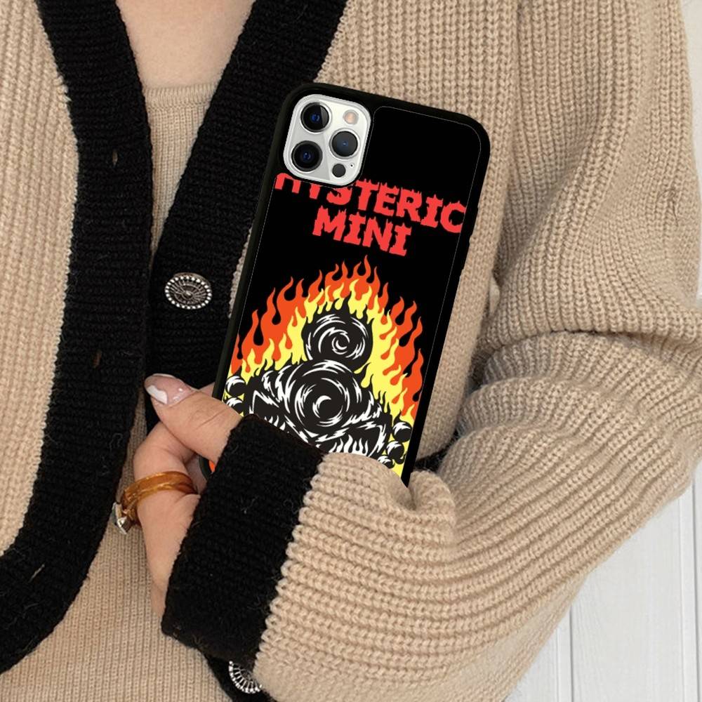 

Fashion Brand H-Hysteric M-Mini Luxury For IPhone 11 12 13 14 15 16 17 Pro Max Plus TPU+PC Shockproof Back Phone Cases iPhone 12