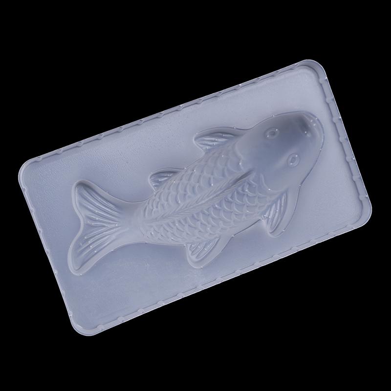 3D Plastic Koi Carp Fish Rice Cake Chocolate Mould Jelly Handmade Sugarcraft