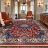 Red Persian Large Area Living Room Carpet Lounge Easy Clean Floor Mats Bedroom Non-slip Bedside Rugs Room Decor Classical Carp
