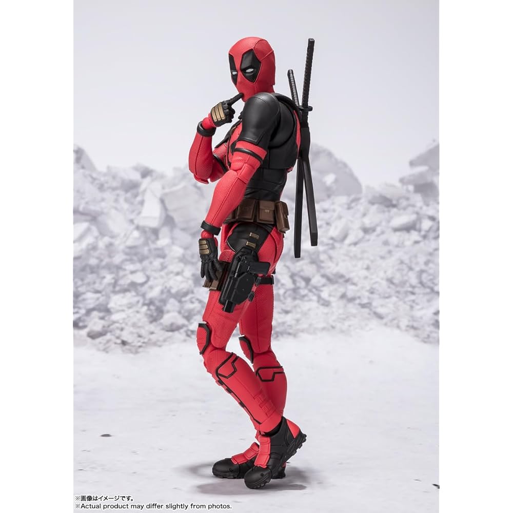 TAMASHII NATIONS S.H. Figuarts Deadpool & Wolverine Action Figure 155mm PVC ABS Painted Movable Collectible