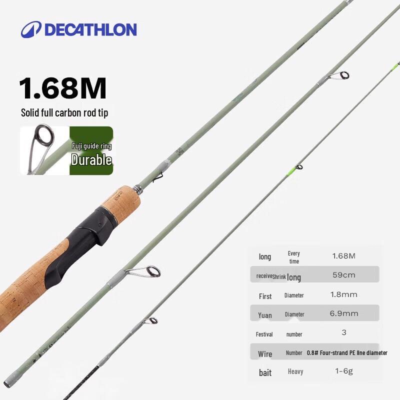 Decathlon Creek Bamboo UL Spinning Fishing Rod