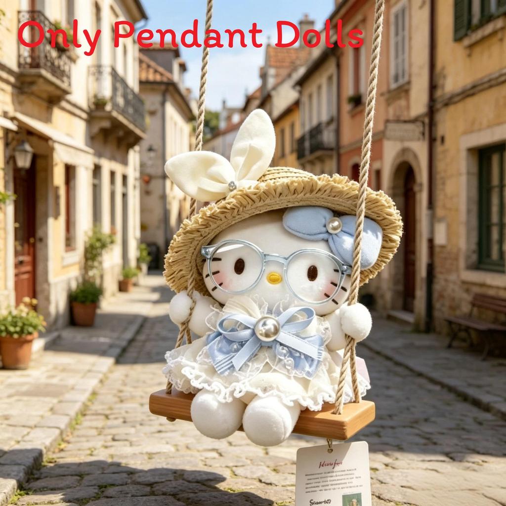 Plyšový přívěsek na klíče Hello Kitty s výplní z PP bavlny jako dárek na Valentýna pro dívky a ženy