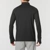 Under Armour Solid Color Simple Casual Sports Half-Zip Breathable Comfortable Long Sleeve Fitness Shirt Unisex tops Black 24600603-001