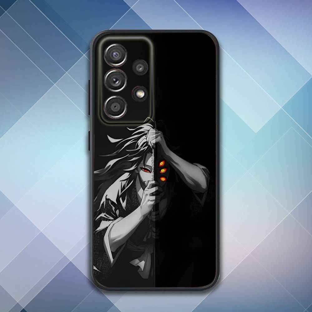 

Demon K-Kokushibo Slayer Phone Case For Samsung S25,S24,S21,S22,S23,S30,Ultra,S20,Plus,Fe,Lite,Note,10,9,5G Black Cover Samsung S21Ultra