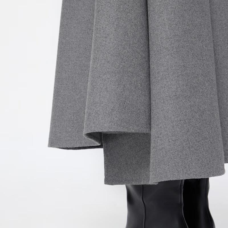 JNBY Women's Irregular Patchwork Wool Blend Skirt