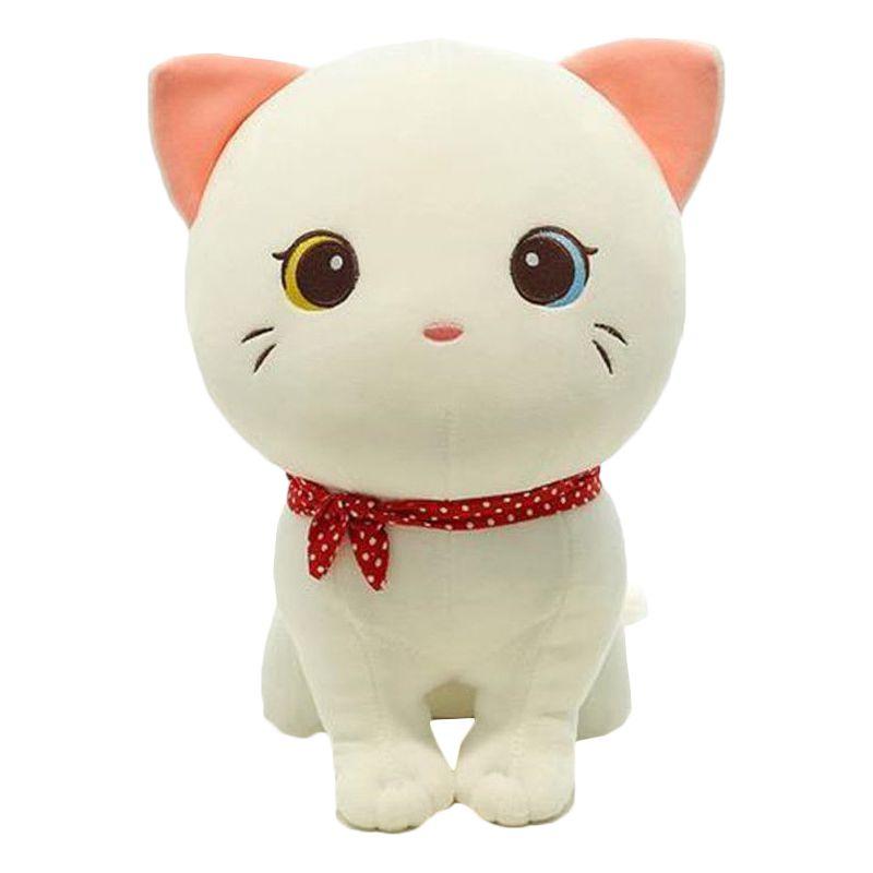Cat Cute Soft Plush Toys Stuffed Pause Pillow Home Decor Gift Doll For Girl Kids