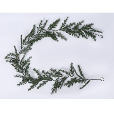 6ft Christmas Garland, Realistic Pine Garlands Christmas Decorations, Artificial Faux Greenery Garland For Mantle Indoor Home Xmas Holiday Decor