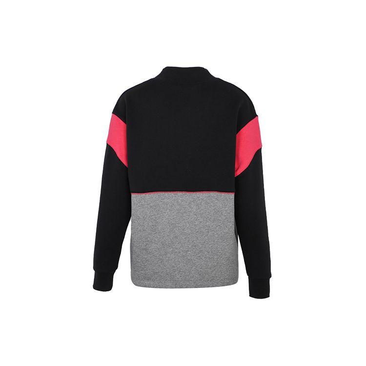 Nike Logo Embroidered Color Block Fleece Pullover Sweatshirt Kids sweatshirts DM8419-010