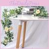 Artificial Flower Vines Wedding Table Decor With Plastic Roses For Scenes Garden
