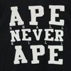 A BATHING APE made in Japan Back print Long sleeve Zip up trainer Men's Used