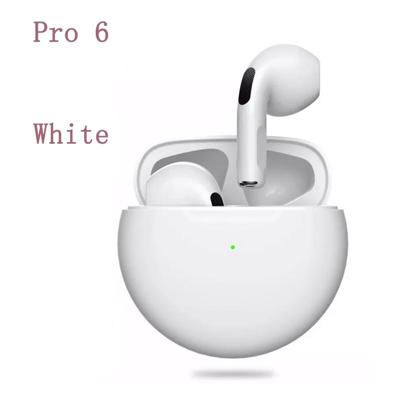 Original 1:1 Pro 6 TWS Wireless Bluetooth Earphone With Microphone Handsfree Headphones For Phone Sport Earphone Music Earphone