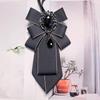 Herrenhemd im koreanischen Stil mit Fliege und Reversblume - Trendige Krawattenaccessoires 2025