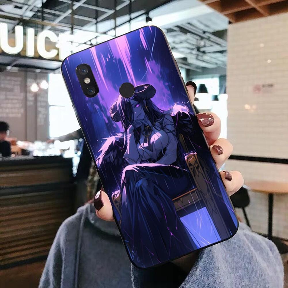 Anime Overlord Albedo Phone Case For Xiaomi Mi 5X 8 9 10 11 12 Lite Pro 10T PocoX3pro PocoM3 Note 10 Pro Lite