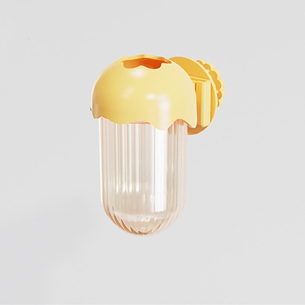 

Eco-Friendly Parrot Flower Hydroponic Bottle Reusable Flower Arrangement Jar Indoor Gardening Ice Cream-Yellow