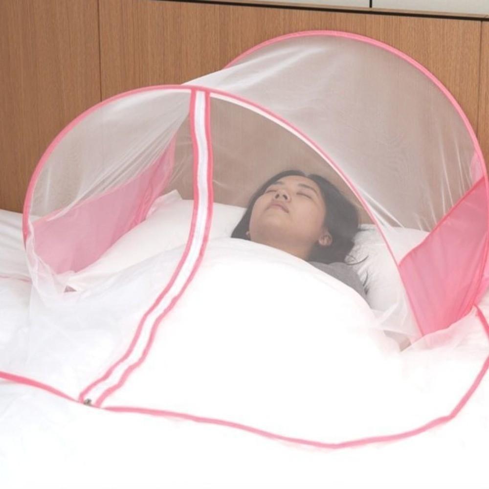 Single Foldable Mosquito Net Breathable Mosquito Bar Frame Convenient Travel Mosquito Net Hotel