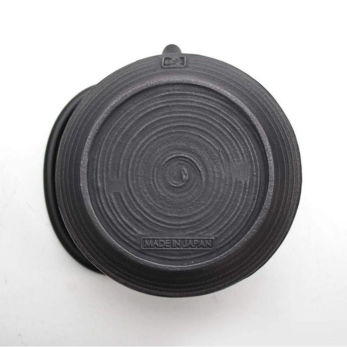 [Ichuudo] Iron Kettle Hakeme 0.6L [Black Finish]