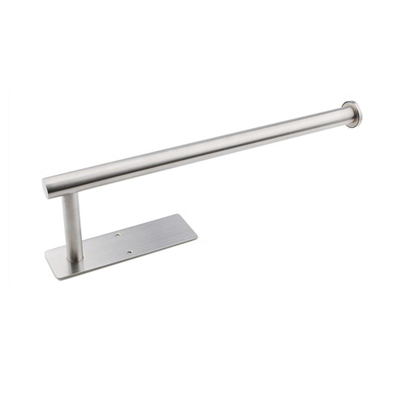 

Самоклеящийся держатель для бумажных полотенец для кухни, стойка для салфеток, держатель для туалетной бумаги, диспенсер для салфеток, органайзер для шкафа, аксессуары для ванной комнаты серебряный