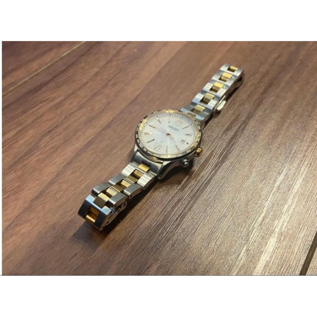 Used SEIKO LUKIA World Time Radio Solar Watch