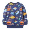Autumn Children's Cartoon Terry Sweatshirt - European & American Style, Long-Sleeved for Boys