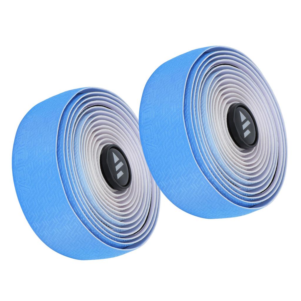 Road Bike Z-pattern Dual-color Gradient Handlebar Tape with Plugs Shock-absorbing Comfortable for Ri