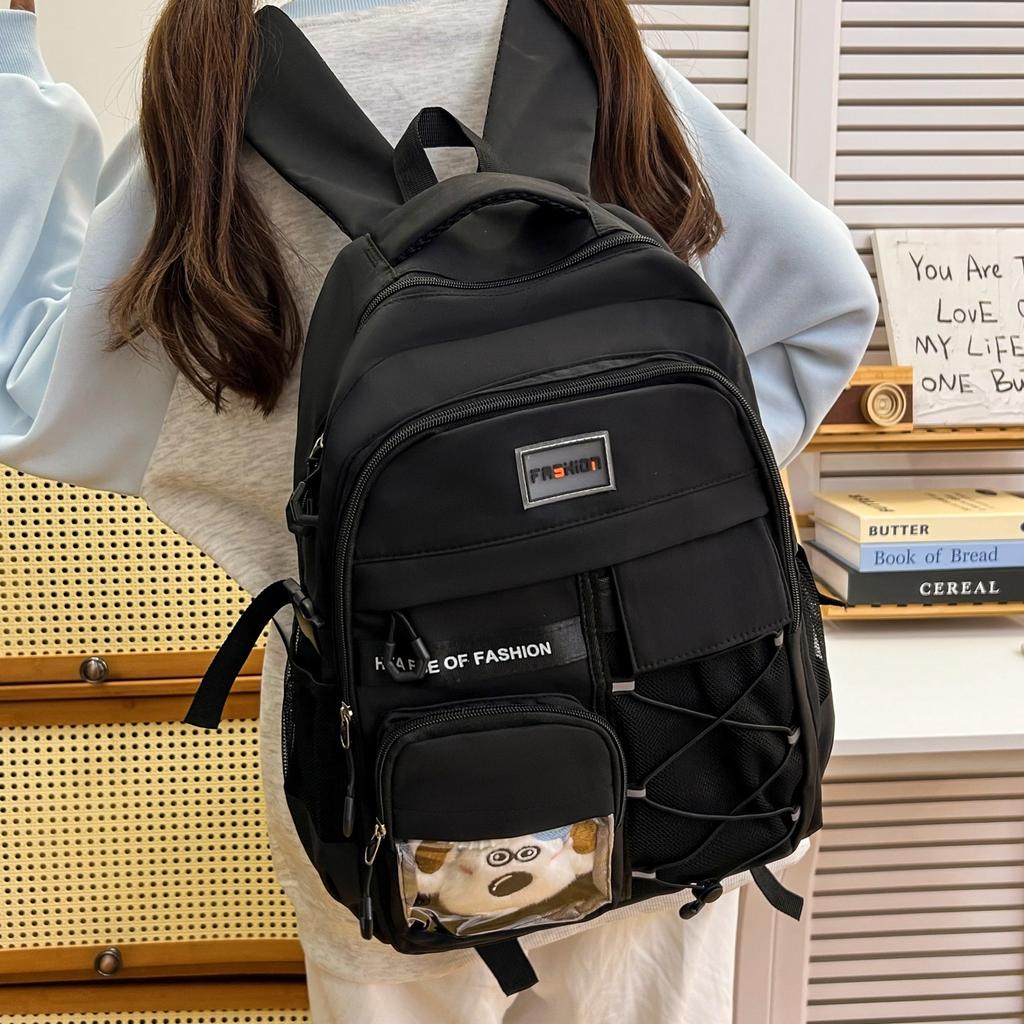 Schoolbag1011 New Elementary School Students Junior High School Girls Trend Fashion Middle School Student School Bag High School Girls Large Capacity