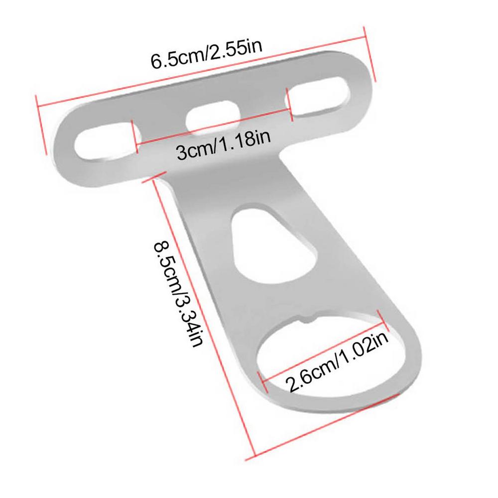 

Bicycle Basket Support Bracket Front Rear Lamp Support Accessory Anti-Fall For Mountain Bikes Electric Bikes Road Bike Accessory срібний