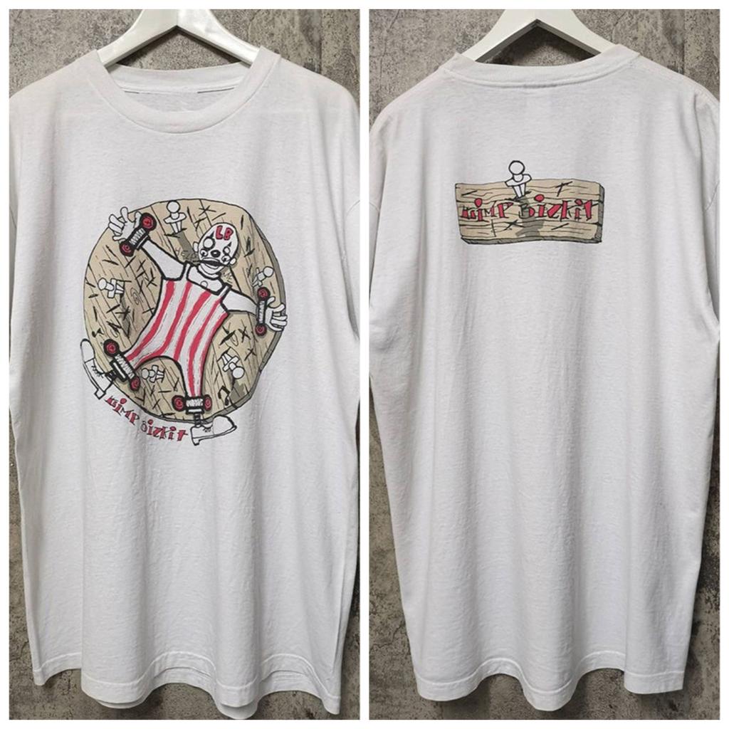 Oldschool Streetwear Clown Print Hong Kongstyle Tshirt Shortsleeved Unisex High Street Summer Couple Halfsleeved Top