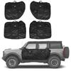 4pcs Door Storage Bag Front Rear Door Storage Bags Organizer Doors Protection Storage Bag for Ford Bronco 4 Doors 2025-2025