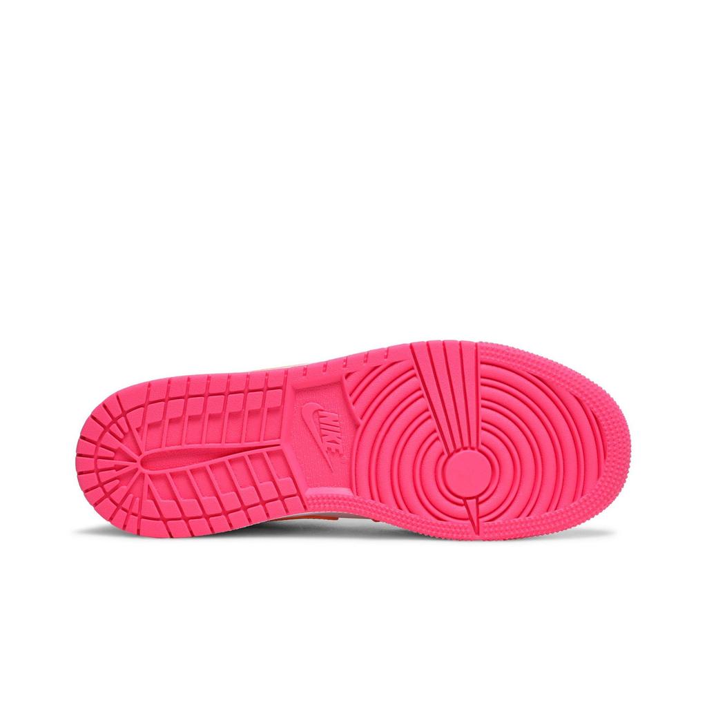Air Jordan 1 Low Utility Grade School 'Crimson Pulse' (Unisex) Crimson Pulse / Pink Flash / Total Orange Kids' Basketball Shoes DJ0530 801