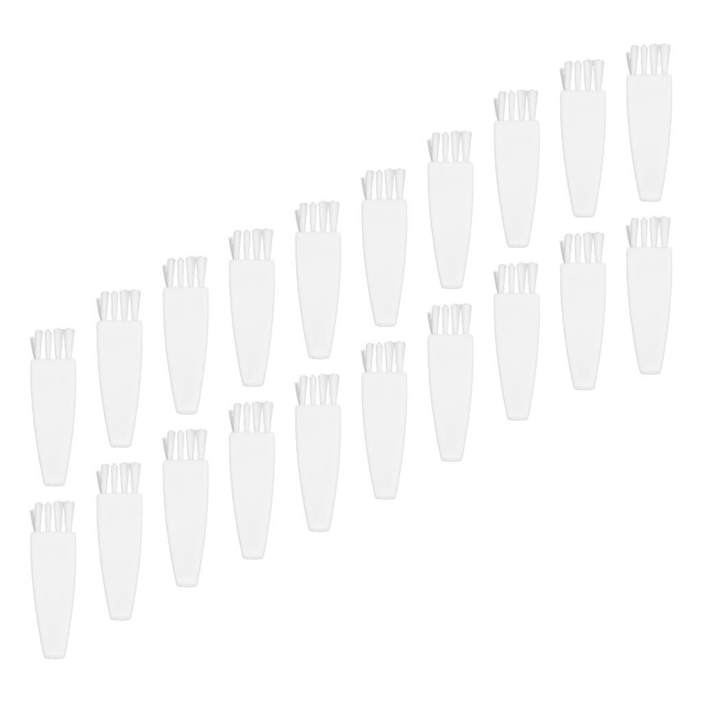 20pcs Razor Brush PP Handle Nylon Bristles Electric Beard Trimmer Cleaning Brushes for Computer Accessories