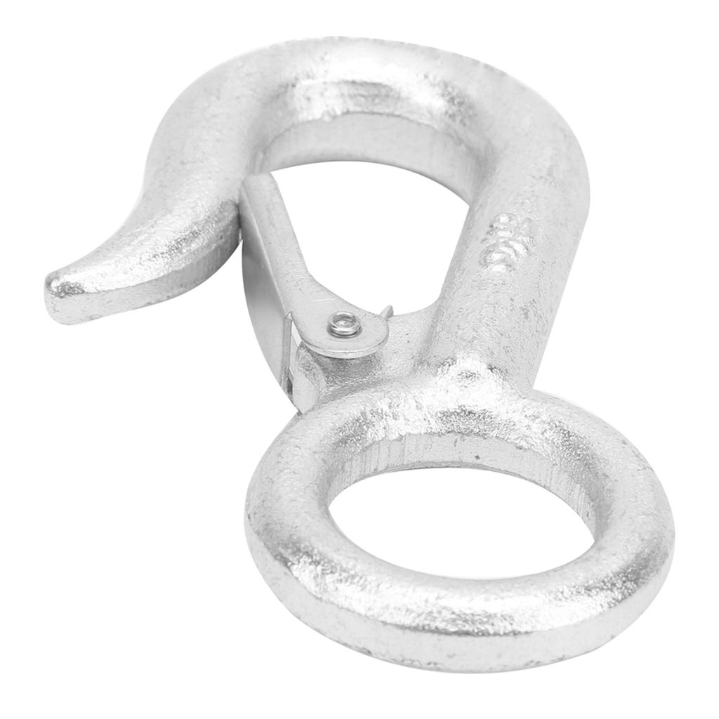 1000lb Lifting Hook Large Opening Alloy Steel Hook Rigging Hardware Accessories