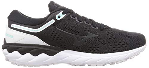 Mizuno Wave Skyrise Women's Running Shoes, Black/Gray/White, Size 23 Cm, 2E