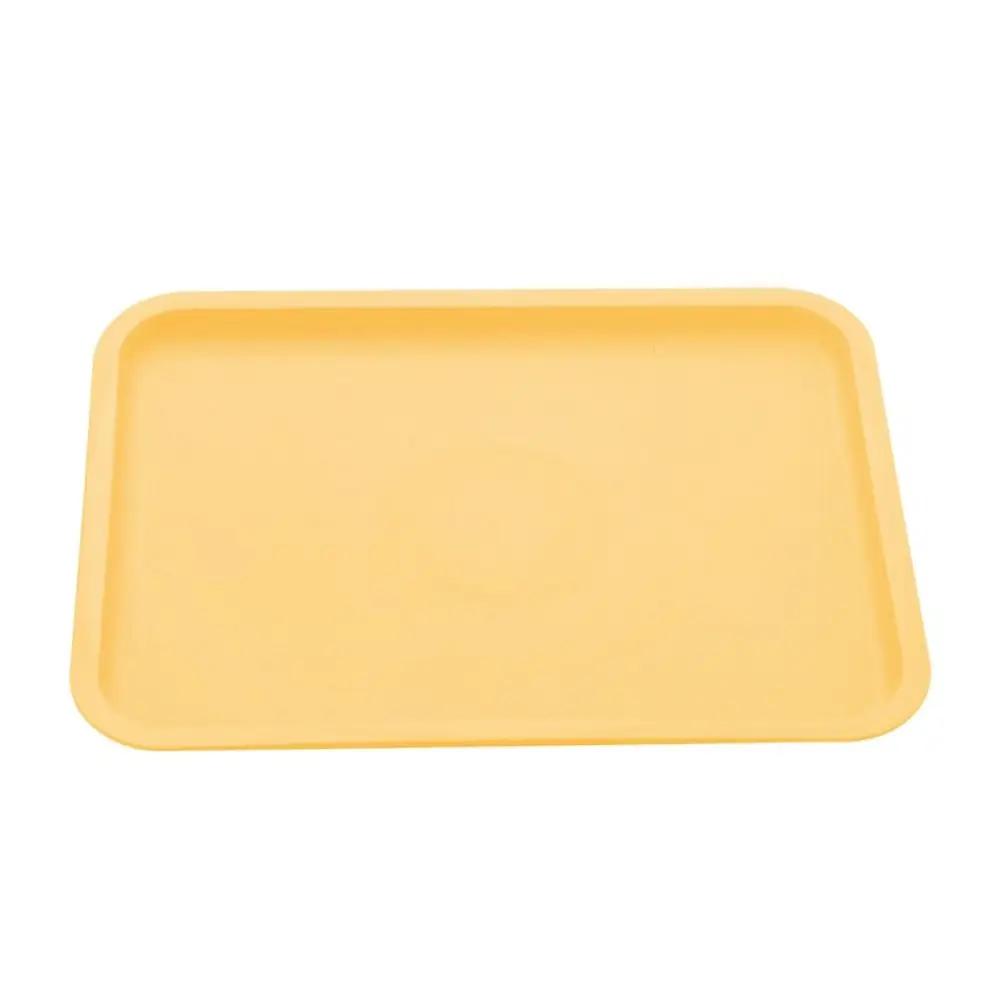 Nordic Rectangular Pallet Plastic Multiple Colors Tray Dessert Pallet Kitchen Supplies