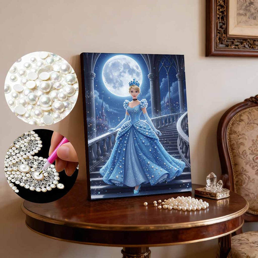 Disney 5D Pearl Painting Set DIY Snow Queen Elsa Painting Creative Hobby Home Decoration Children S Gift Knitted Decoration Wall Decorative Item