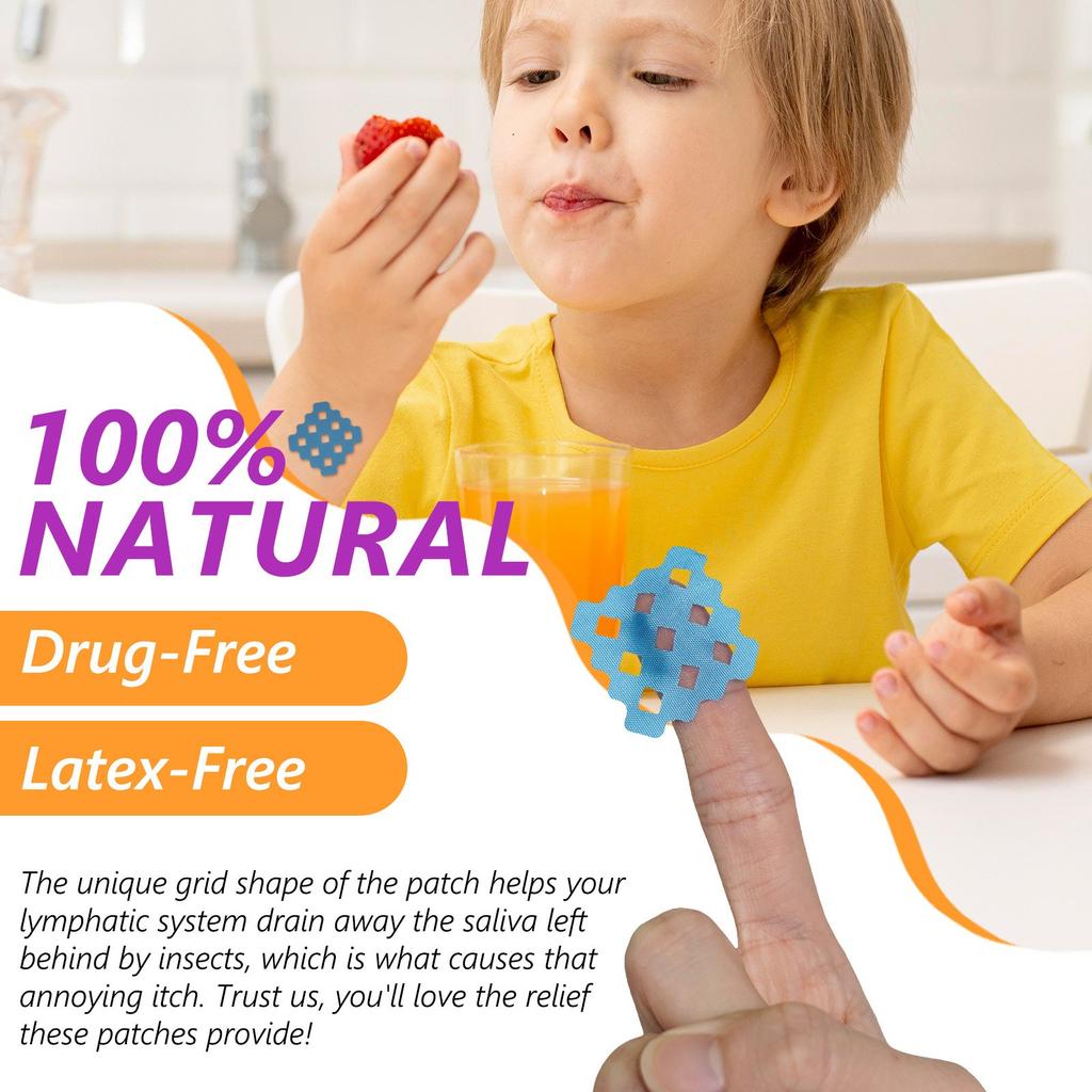 Patchs anti-démangeaisons - 36 patchs - Patch naturel - Patch anti-démangeaisons naturel pour soulager les démangeaisons - Patch anti-insectes pour moustiques, tiques, moucherons