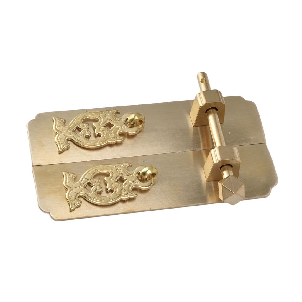 Chinese Antique Brass Handle Retro Exquisite Easy Installation Oriental Cabinet Handles for Cabinets Wardrobes